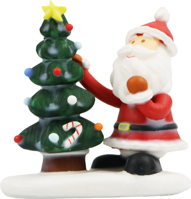 DECOR ICING SANTA LARGE 8.4X7.5CM 703 (#103082)