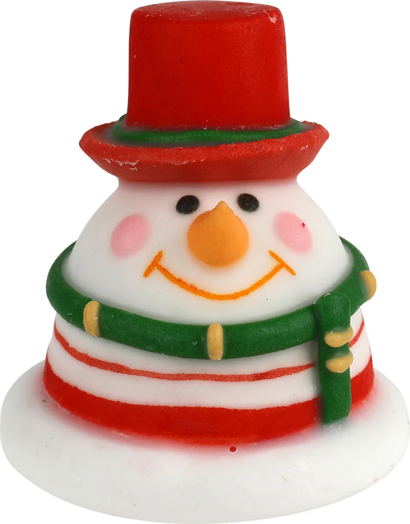DECOR ICING SNOWMAN SMALL 3X2.8CM 1213 (#103090)
