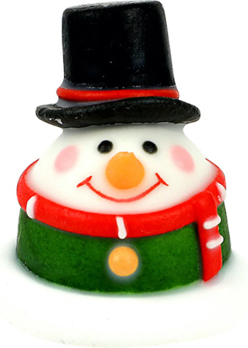 DECOR ICING SNOWMAN SMALL 3X2.8CM 1214 (#103091)
