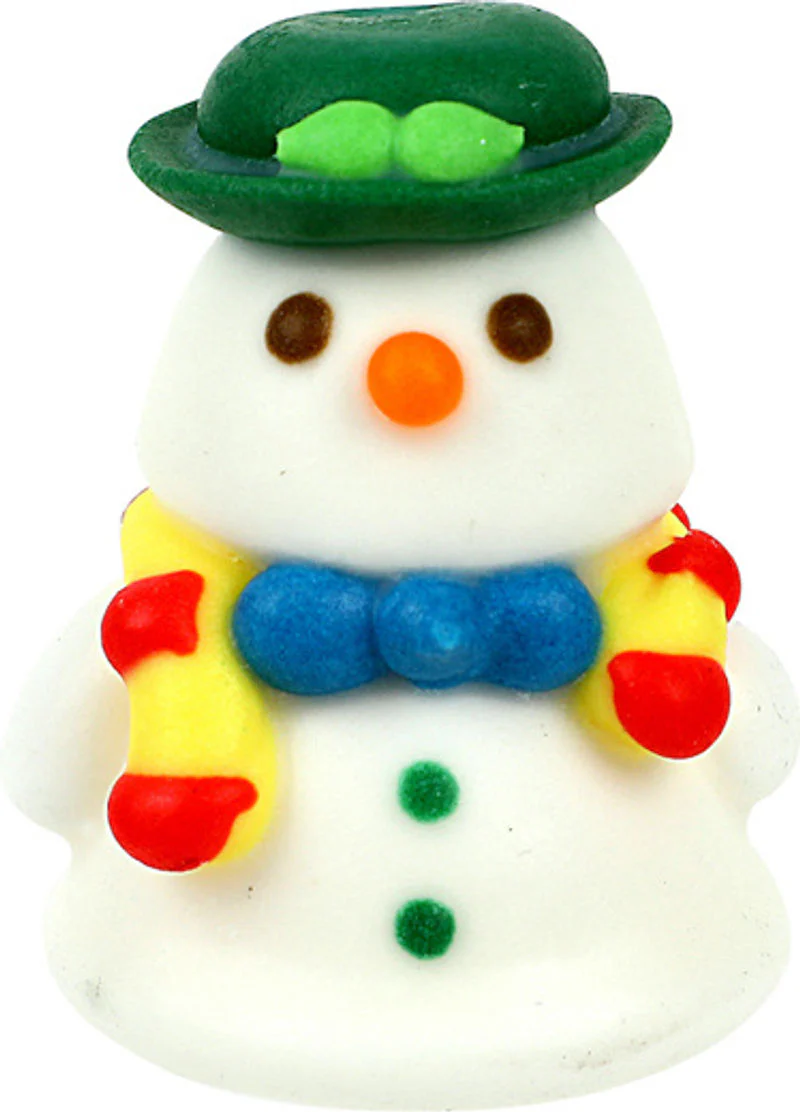 DECOR ICING SNOWMAN SMALL 3.5X3CM 37 (#103096)