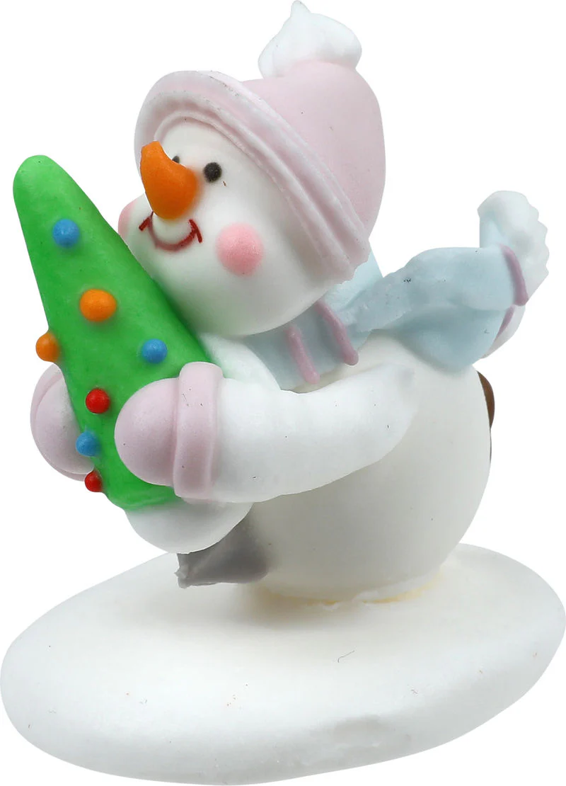 DECOR ICING SNOWMAN SMALL 4.5X5CM 1004 (#103097)
