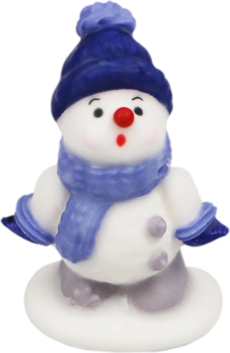 DECOR ICING SNOWMAN MEDIUM 6X4.5CM 722 (#103099)