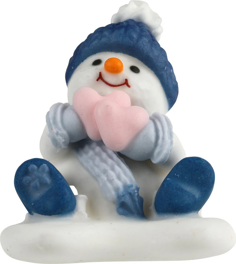 DECOR ICING SNOWMAN MEDIUM 5.3X4.5CM 717 (#103107)