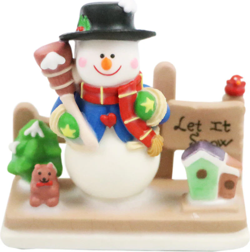 DECOR ICING SNOWMAN LARGE 7.7X8CM 818 (#103121)