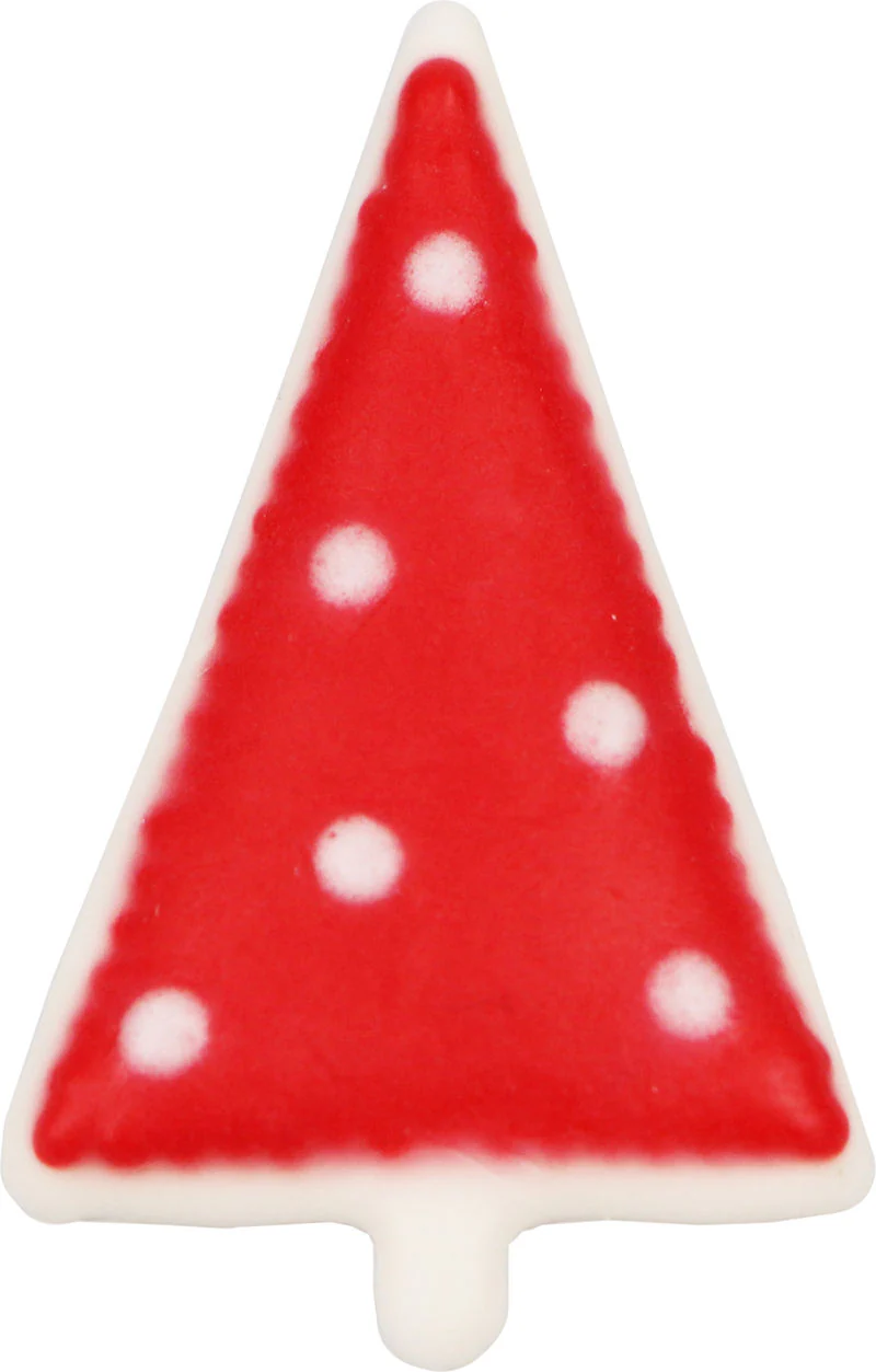 DECOR ICING XMAS TREE 4X2.5CM 1243 (#103131)