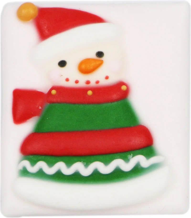 DECOR ICING XMAS FLAT 4X3.5CM 1229 (#103144)
