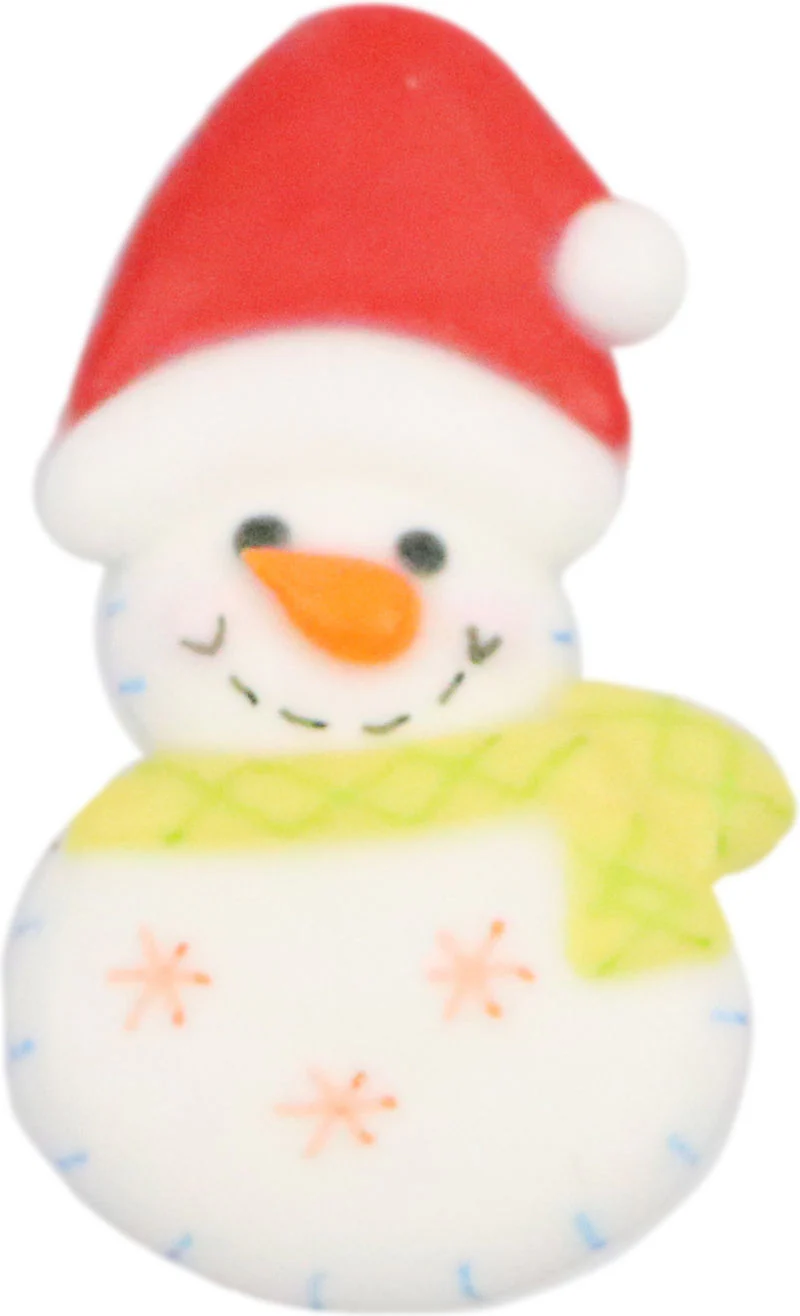 DECOR ICING XMAS FLAT 3.9X2.2CM 1231 (#103150)