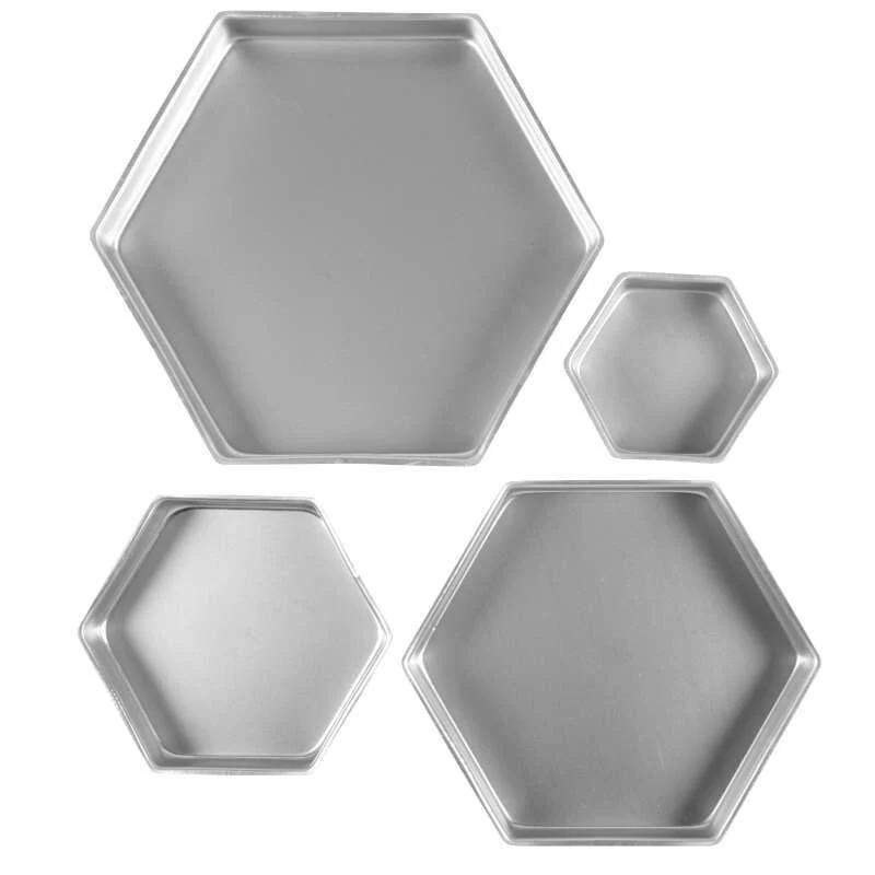 4PC HEXAGON PAN SET 6 9 12 15" 2105-3572 (#103428) - Image 2