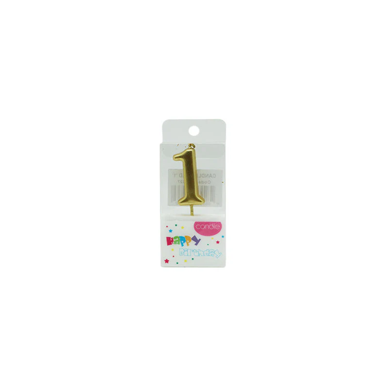 CANDLE GOLD 1 (#103527)