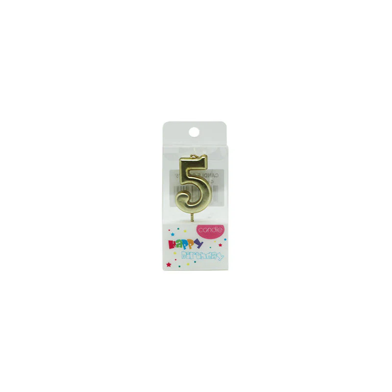 CANDLE GOLD 5 (#103531)