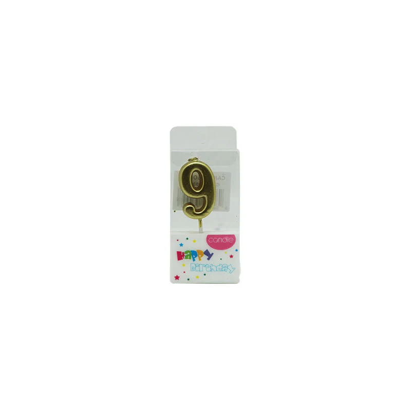 CANDLE GOLD 9 (#103535)