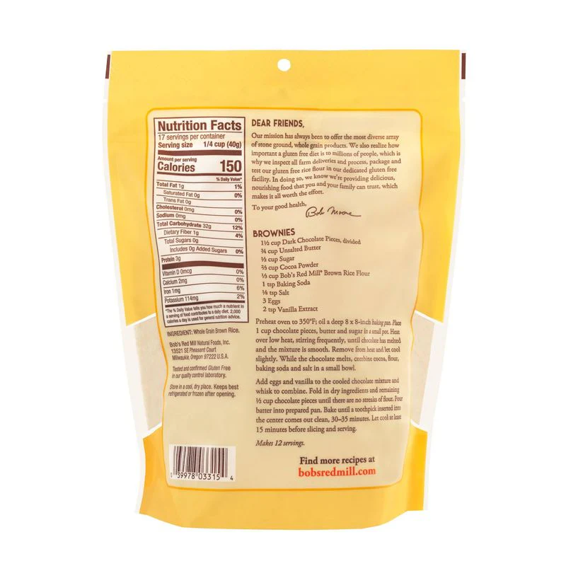 BROWN RICE FLOUR 24OZ (#103644) - Image 2
