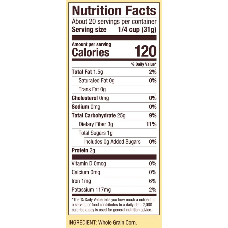 GF CORN FLOUR 22OZ (#103909) - Image 3