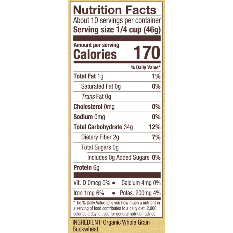 GF ORG BUCKWHEAT GROATS 16OZ (#103917) - Image 3