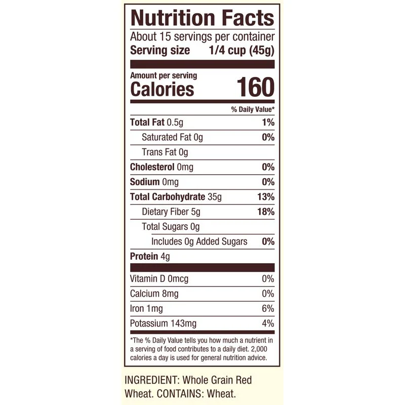BULGUR RED WHEAT ALA 4OZ (#103918) - Image 3