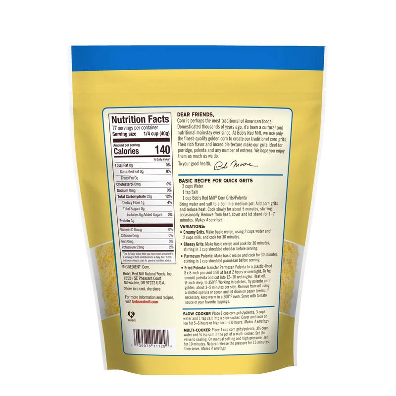 CORN GRITS/POLENTA 24OZ (#103922) - Image 2