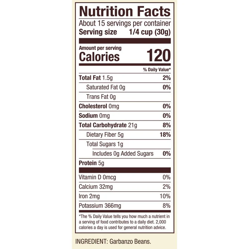 GARBANZO BEAN (CHICKPEA) FLOUR 16OZ (#103926) - Image 3