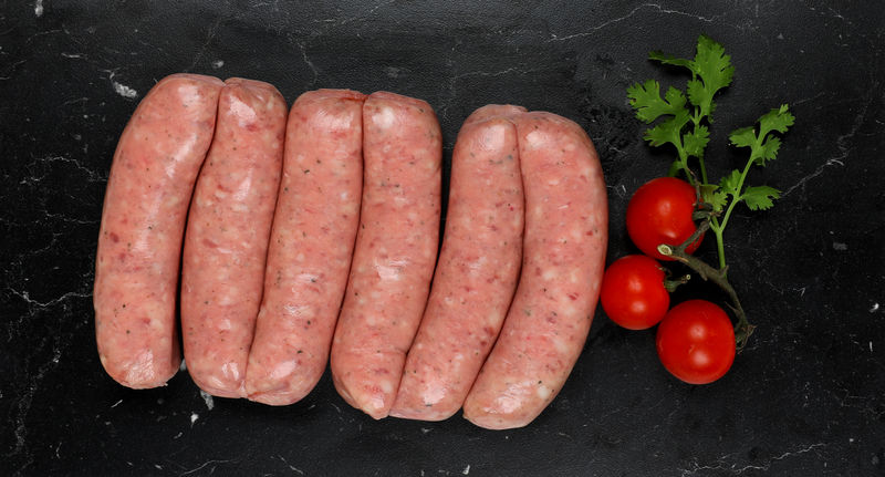 FROZEN OXFORD BANGER SAUSAGE 6PC 454G (#104168)
