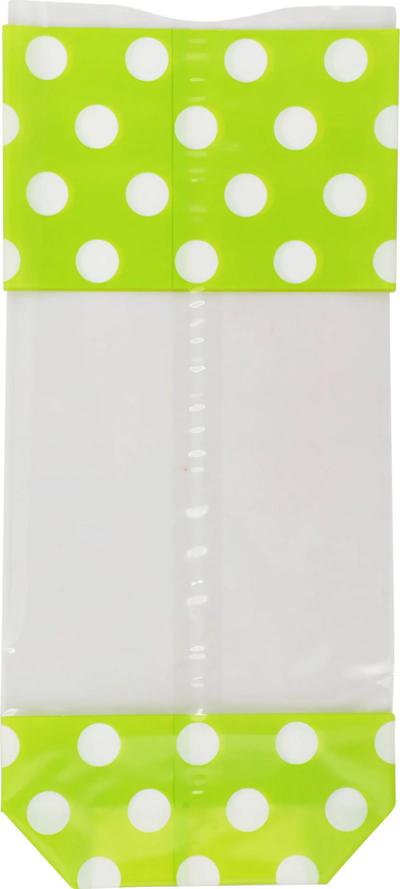 COOKIE BAG POLKA ANIS 12X26CM (#104235)