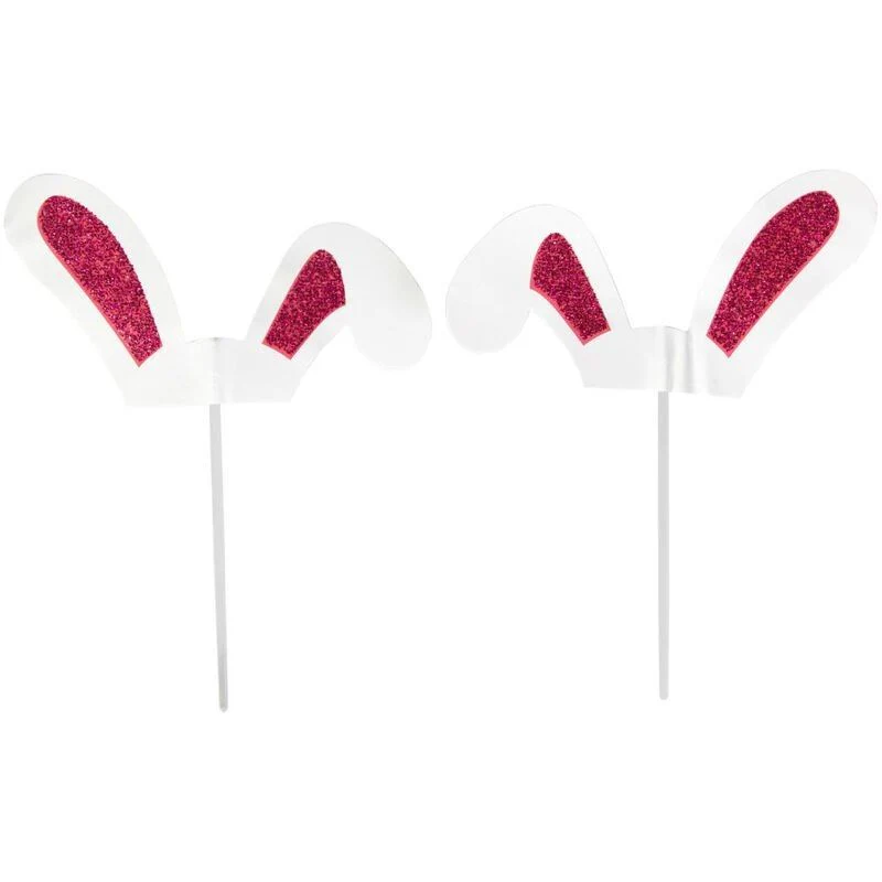 BUNNY EAR CUPCAKE TOPPER 2113-9356 24PC (#104598) - Image 2