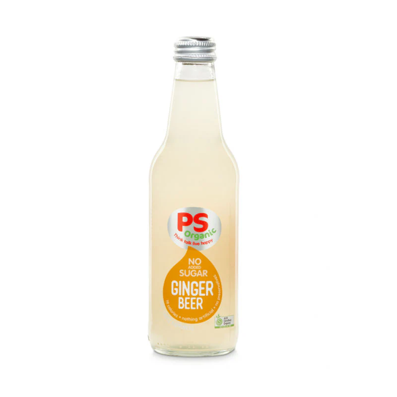 ORGANIC GINGER BEER NO SUGAR 330ML (#105171)