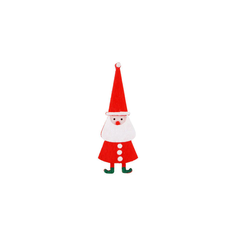 DECOR ON PICK X'MAS SANTA 8X1.9CM 602 (#105236)