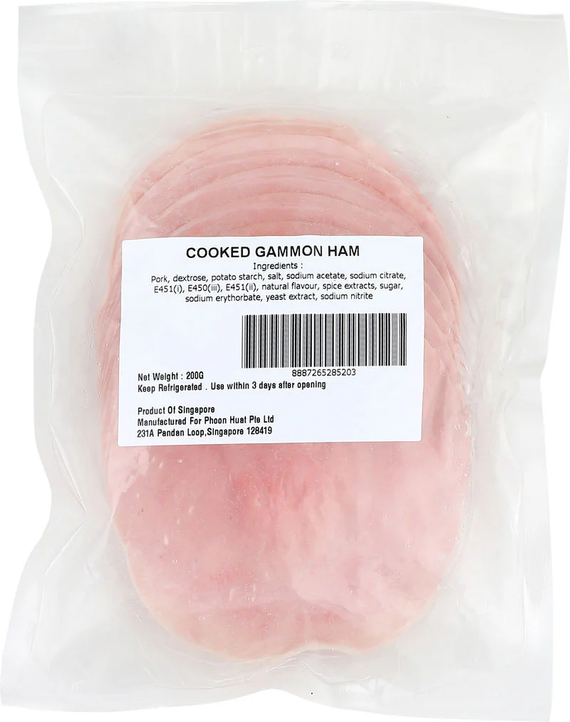 CHD GAMMON HAM SLICED 200G (#105344)