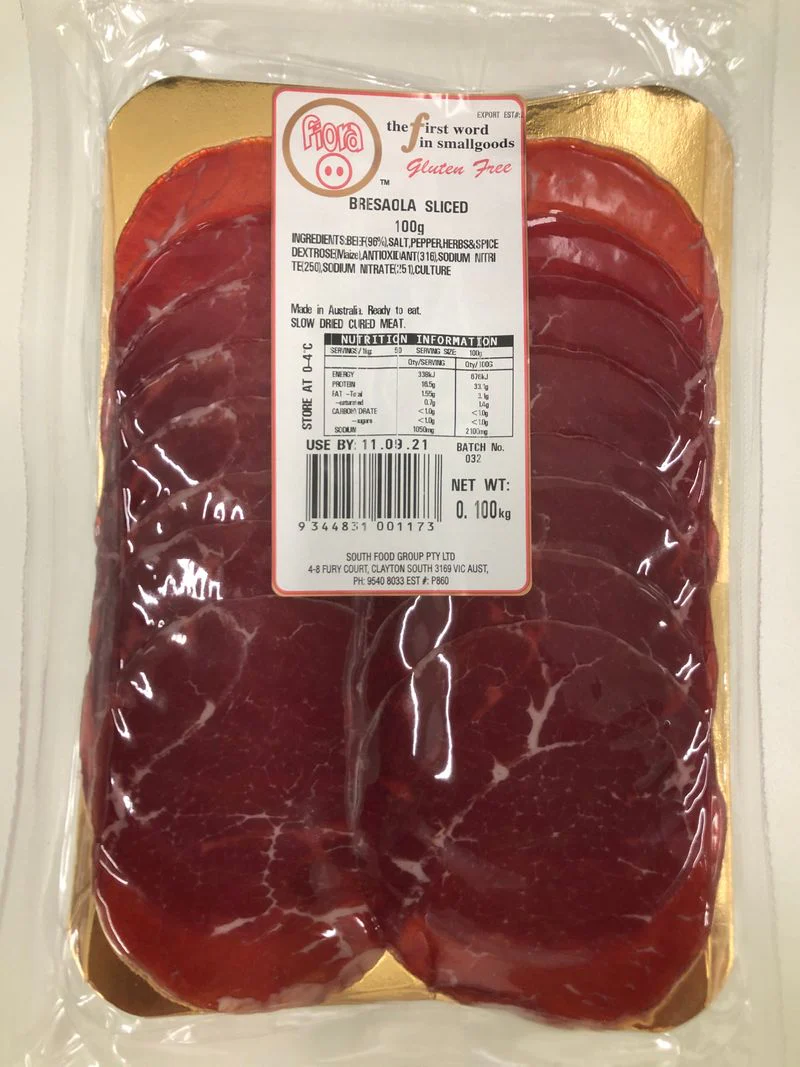 CHILLED AU BRESAOLA SLICED 100G (#105417)