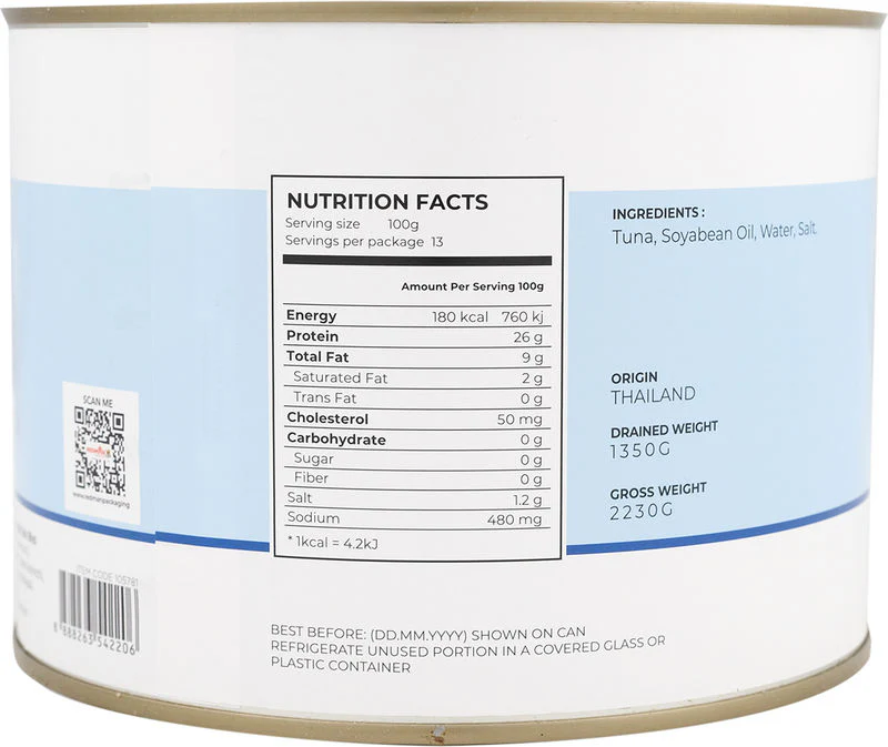 TUNA FLAKE IN SOYBEAN OIL 1885G (#105781) - Image 2