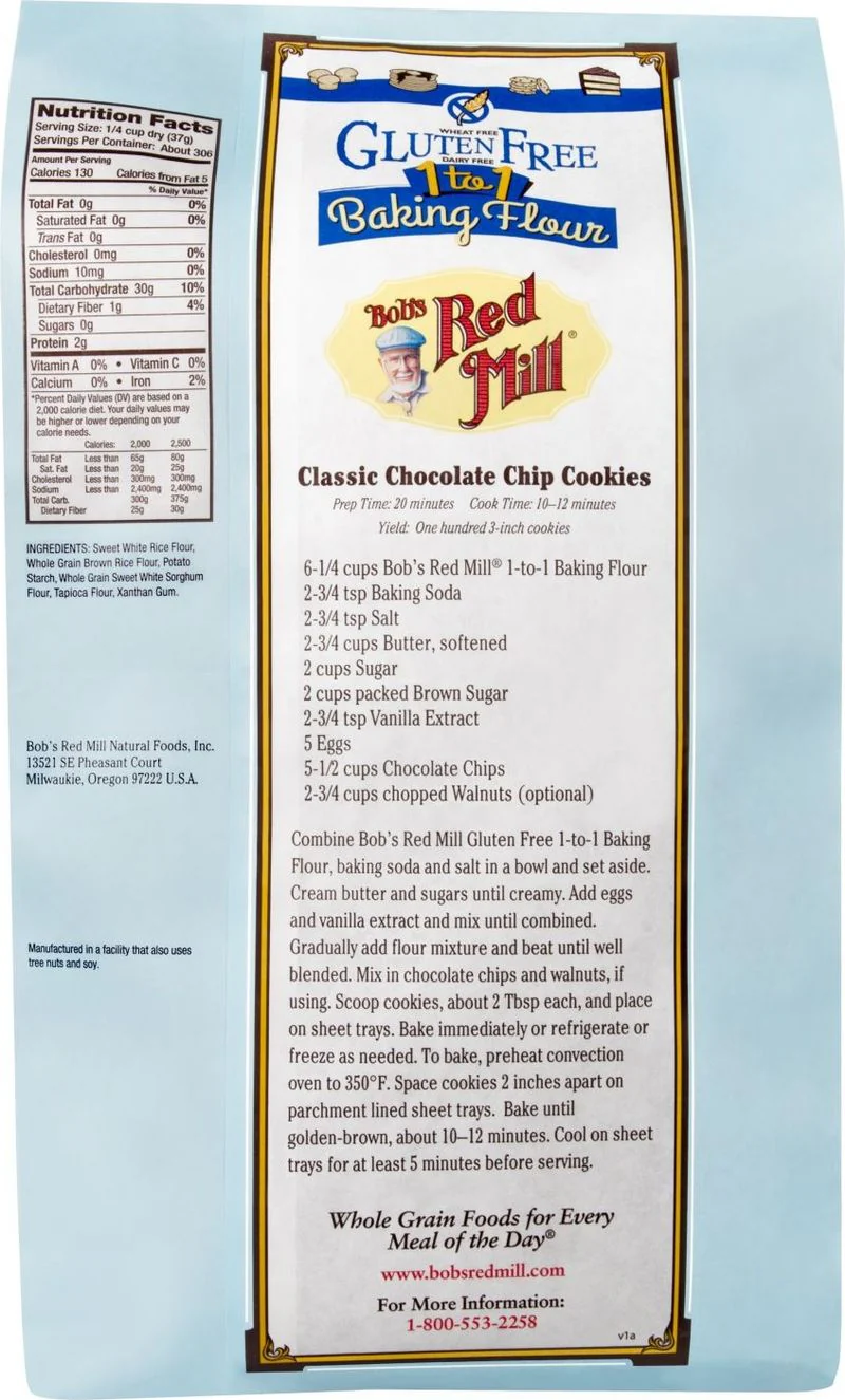 GLUTEN FREE FLOUR 1-TO-1 BAKING 25LB (#106167) - Image 2