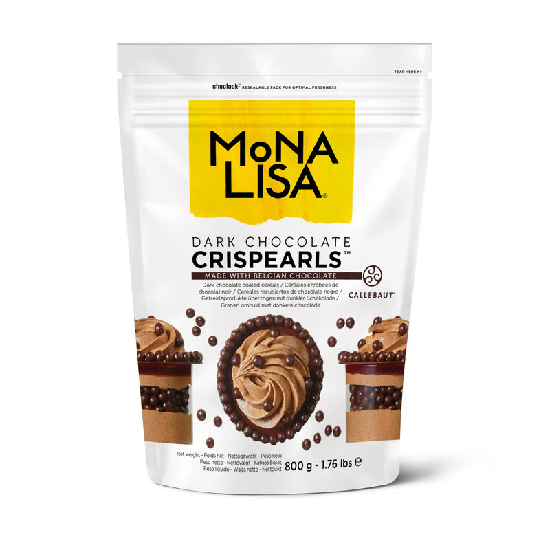 CRISPY PEARL DARK CHOCOLATE 800G (#106226)