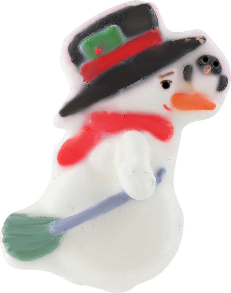 DECOR ICING FLAT SNOWMAN 5.2X3.5CM 0013 (#106576)
