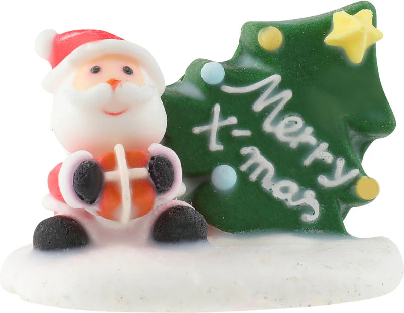 DECOR ICING SANTA MEDIUM 3.7X5.4CM 0067 (#106594)