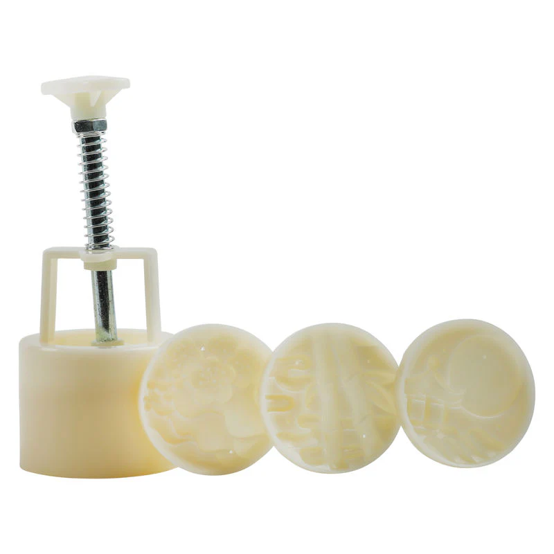 MOONCAKE MOULD PLASTIC CHINESE 65G 4PC (#106603) - Image 2