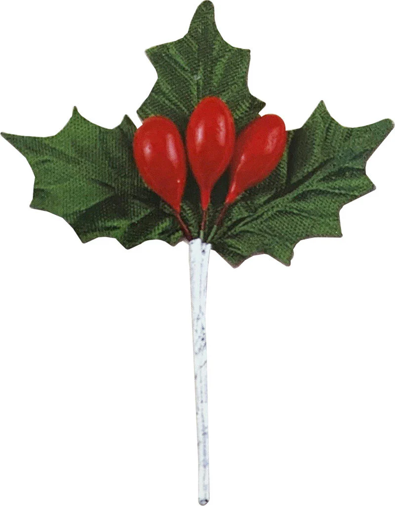 X'MAS LEAF C089A 5PC (#107037)