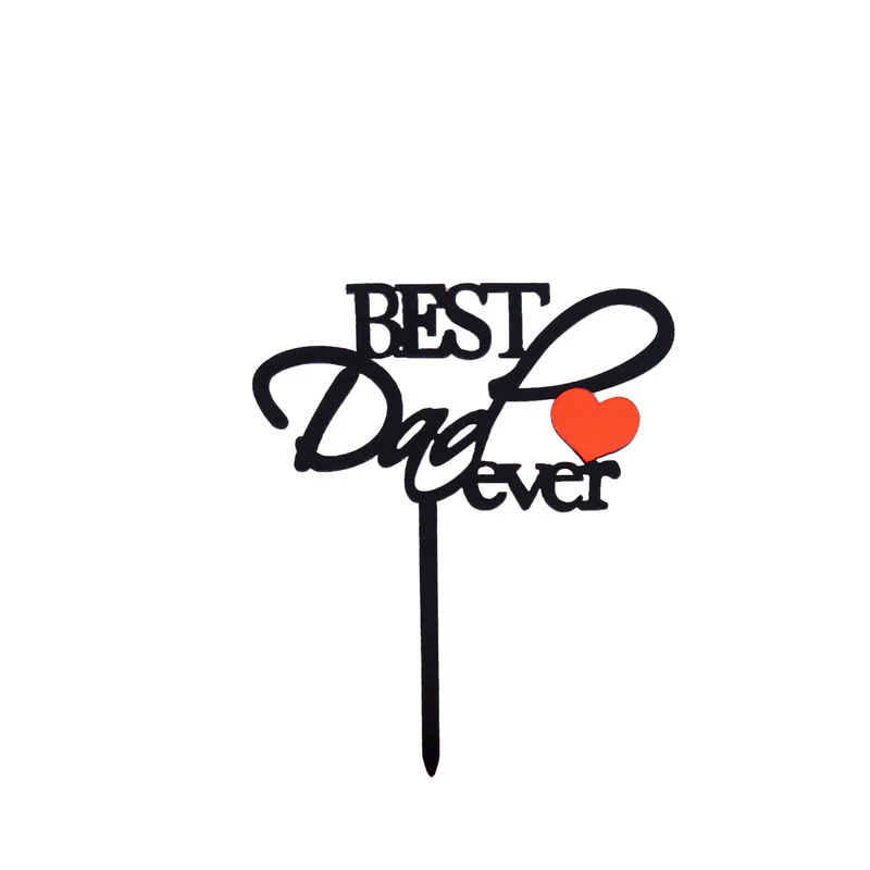 ARCYLIC INSERT BEST DAD EVER (#107260)