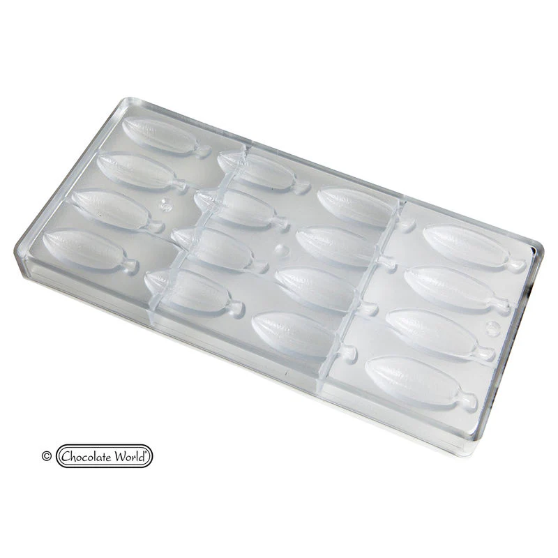 CHOCOLATE MOULD COCOA BEAN 16CAV CW1498 (#107469) - Image 2