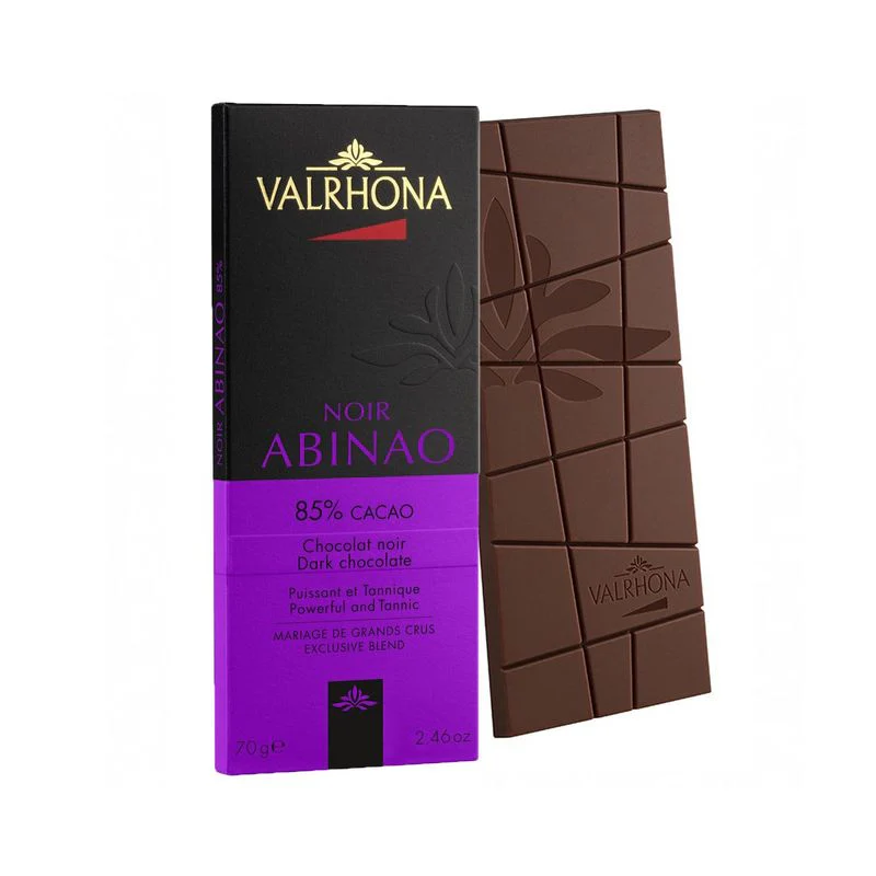 DARK CHOC ABINAO 85% VALRHONA 70G (#107675) - Image 2