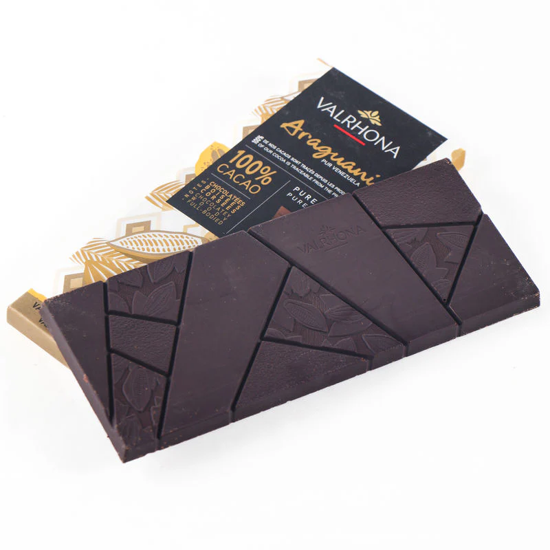 DARK CHOC ARAGUANI 100% VALRHONA 70G (#107680) - Image 4