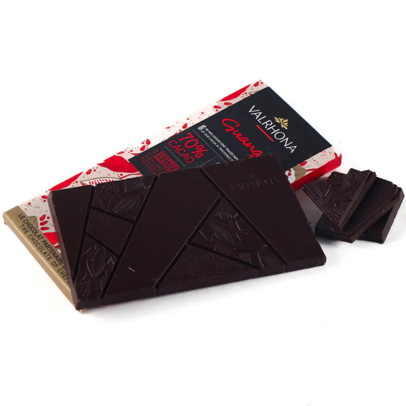 DARK CHOC GUANAJA 70% VALRHONA 70G (#107682) - Image 5