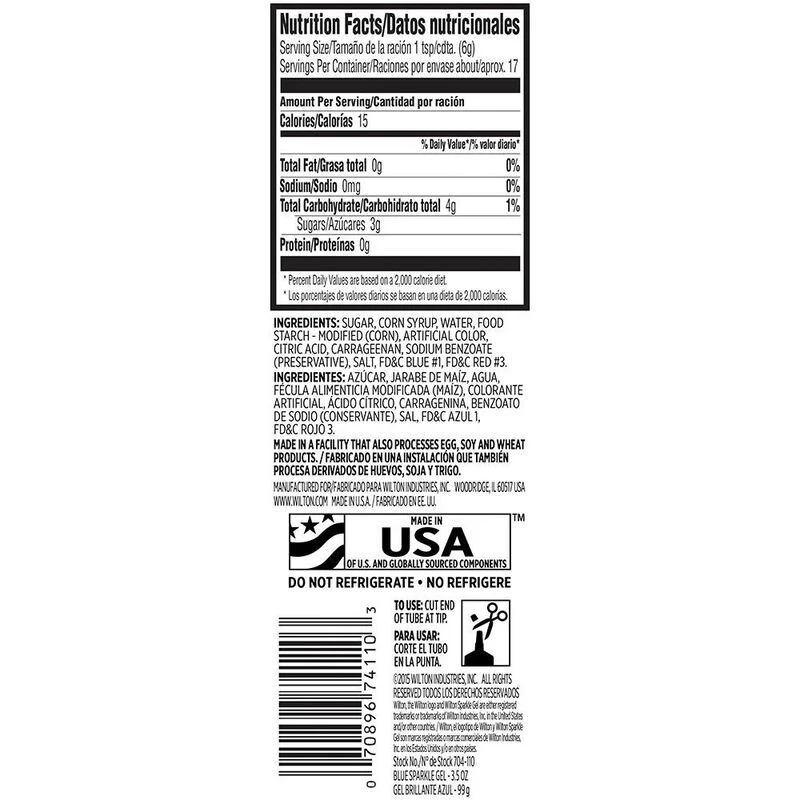 BLUE SPARKLE GEL 704-110 3.5OZ (#108193) - Image 2