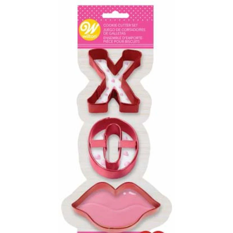 VALENTINE LIPS XO METAL CUTTER 2308-0-0342 3PC (#108310)