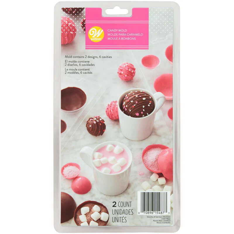3D BALL CANDY MOULD 6CAV 2115-0-0212 2PCS (#108312)