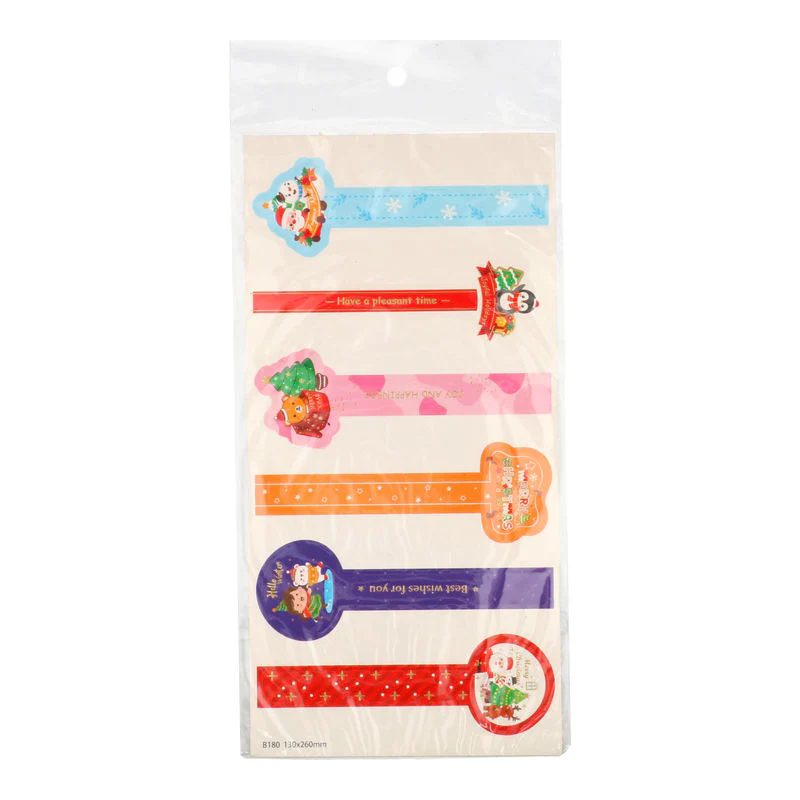 X'MAS STICKER B180 6PC (#108820)