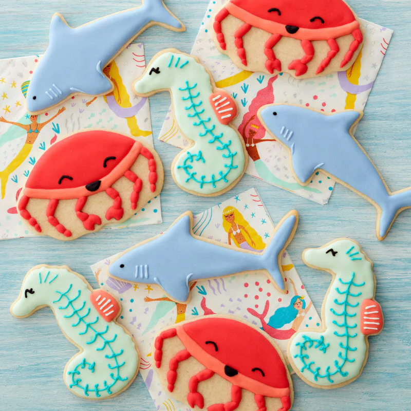 3PC SEA LIFE METAL CUTTER SET 2308-0-0358 (#109300) - Image 6