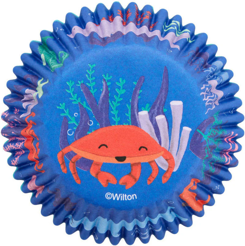 STD BAKING CUPS SEA LIFE 415-0-0647 75PCS (#109304) - Image 2