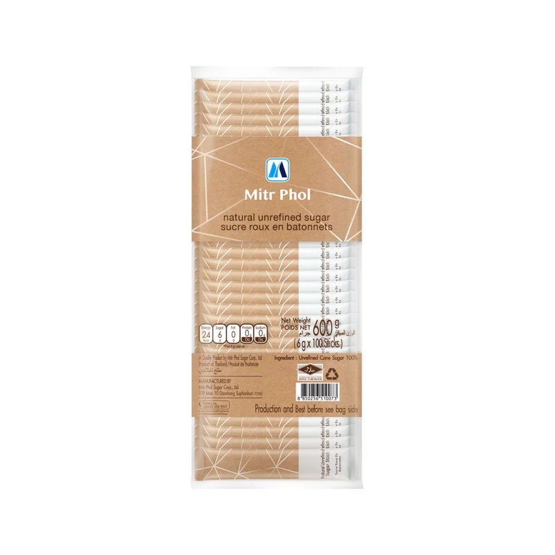 NATURAL UNREFINED CANE SUGAR 100X6G (#110067) - Image 2