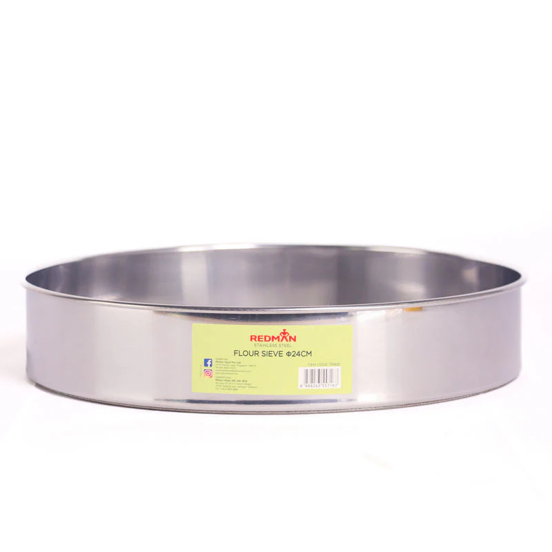 STAINLESS STEEL SIEVE 24CM (#110422)