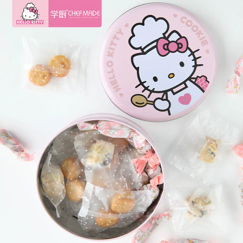 COOKIE TIN ROUND 169XH89MM HELLO KITTY (#110462) - Image 3