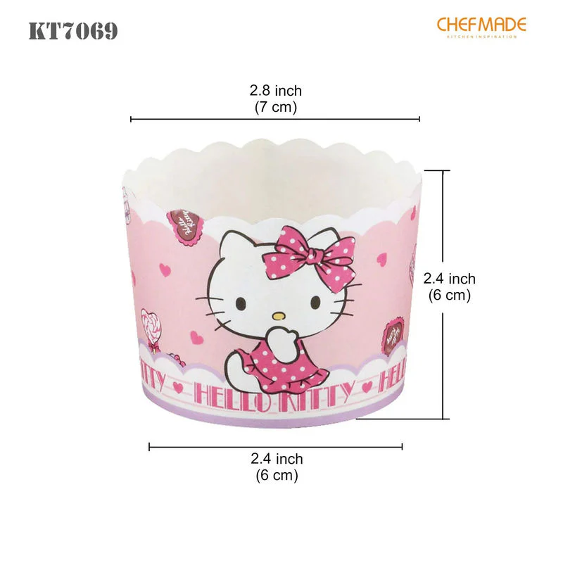 MUFFIN CASE 70XH53MM HELLO KITTY 25PC (#110470) - Image 2
